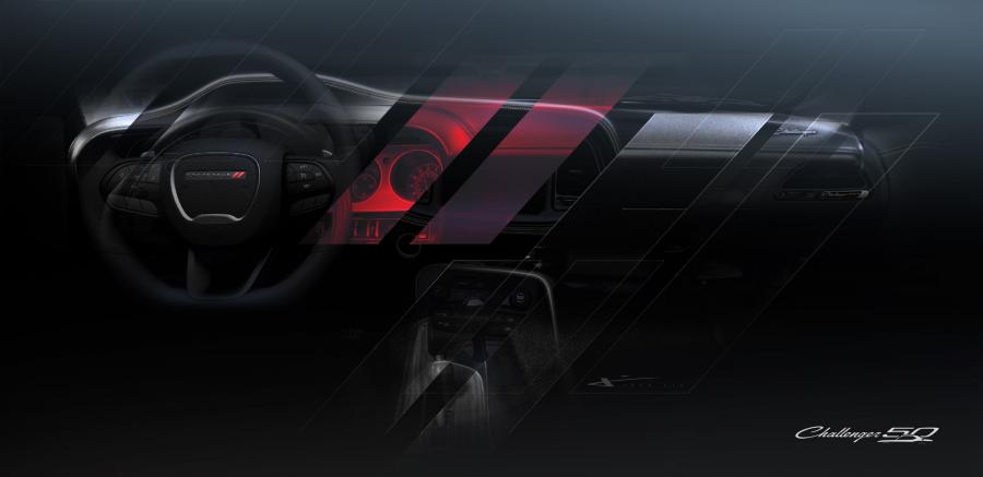 Эскиз Dodge Challenger R/T Shaker 50th Anniversary Edition (LC) 2020 года  (фото 20 из 24)